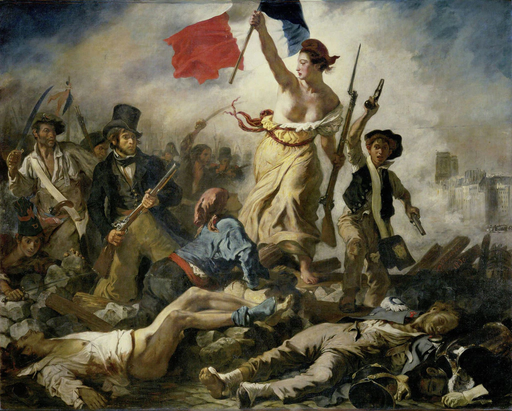 1830 - Eugène Delacroix - La Liberté guidant le peuple