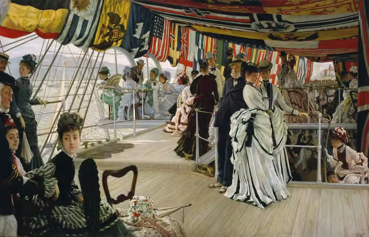 1874 - James Tissot - The Ball on Shipboard