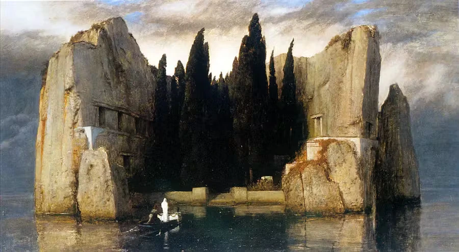 1886 - Arnold  Böcklin - L'île des morts